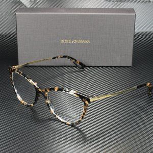 Dolce & Gabbana 54mm Gold Eyeglasses! New!